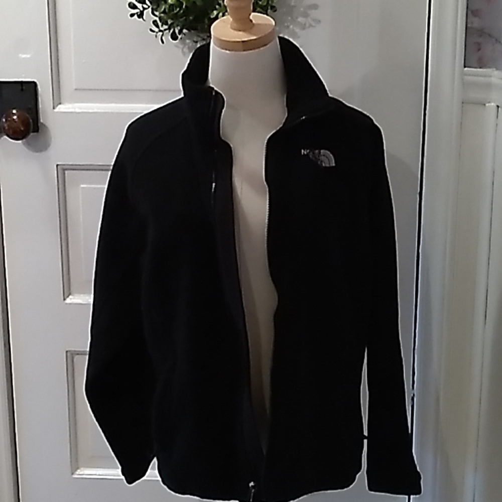 THE NORTH FACE. black zipper jacket large